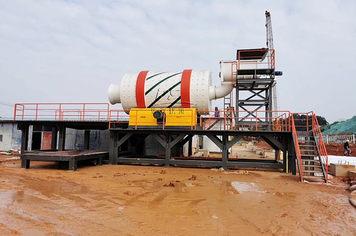 土壤修復設備運行現場 土壤修復設備運行現場