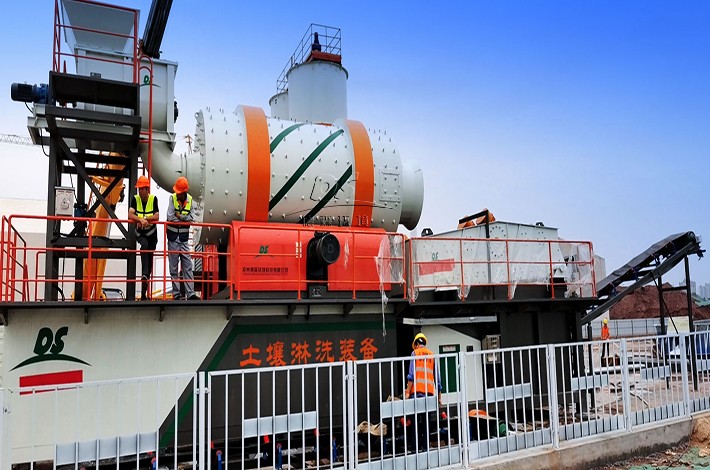 土壤淋洗設備運行現場 土壤淋洗設備運行現場