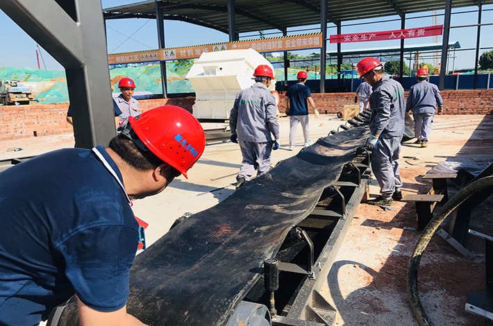 土壤淋洗修復(fù)設(shè)備安裝現(xiàn)場